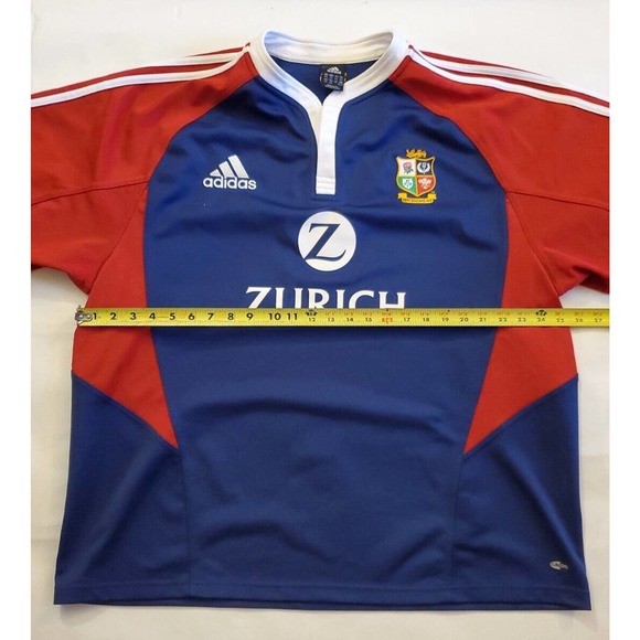 Vtg 2005 ADIDAS Men’s NEW ZEALAND ZURICH S/S FOOTBALL RUGBY JERSEY Size 2XL - Picture 5 of 7